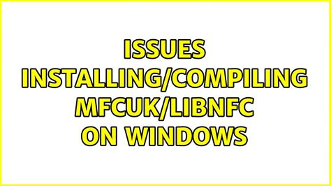 It's apparently possible to install libnfc on Mac OS too. . Libnfc windows